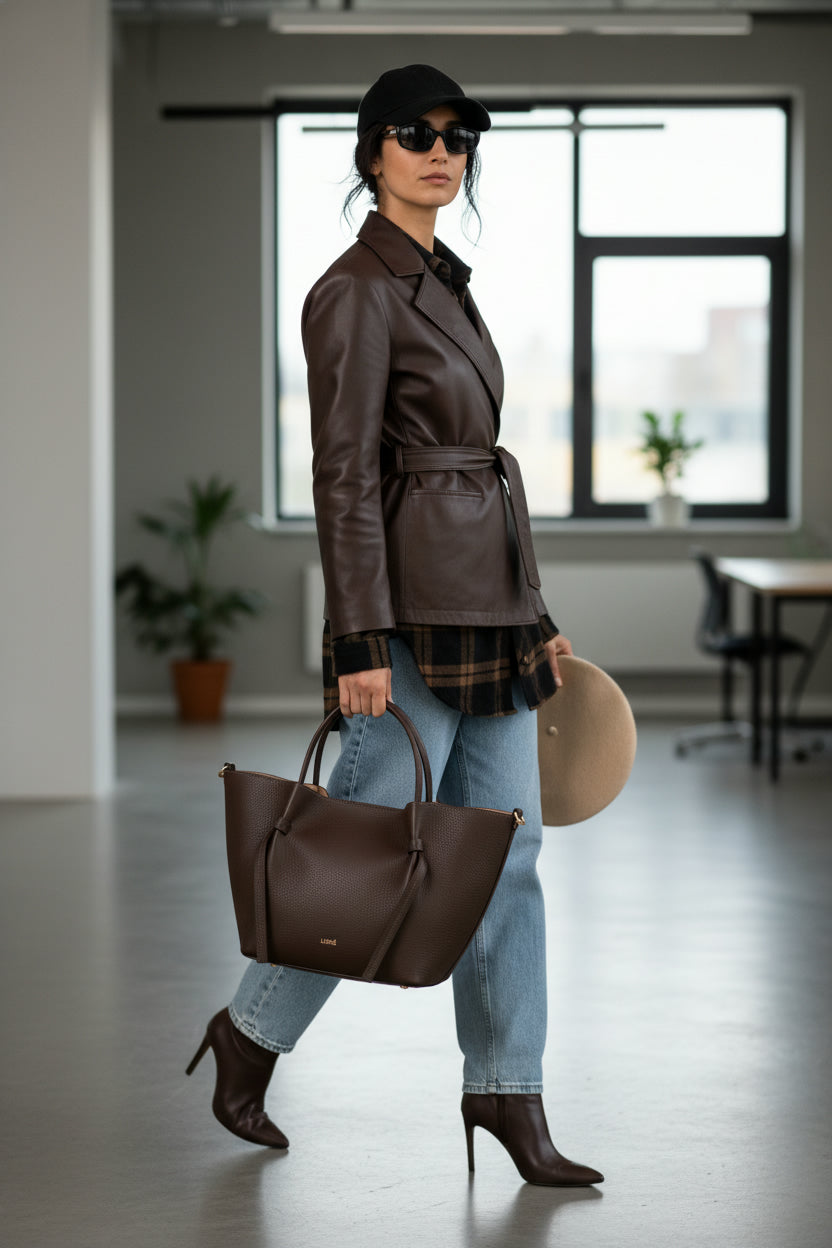 The Minimalist's Secret Weapon: Style Any Outfit With One Shopper Bag