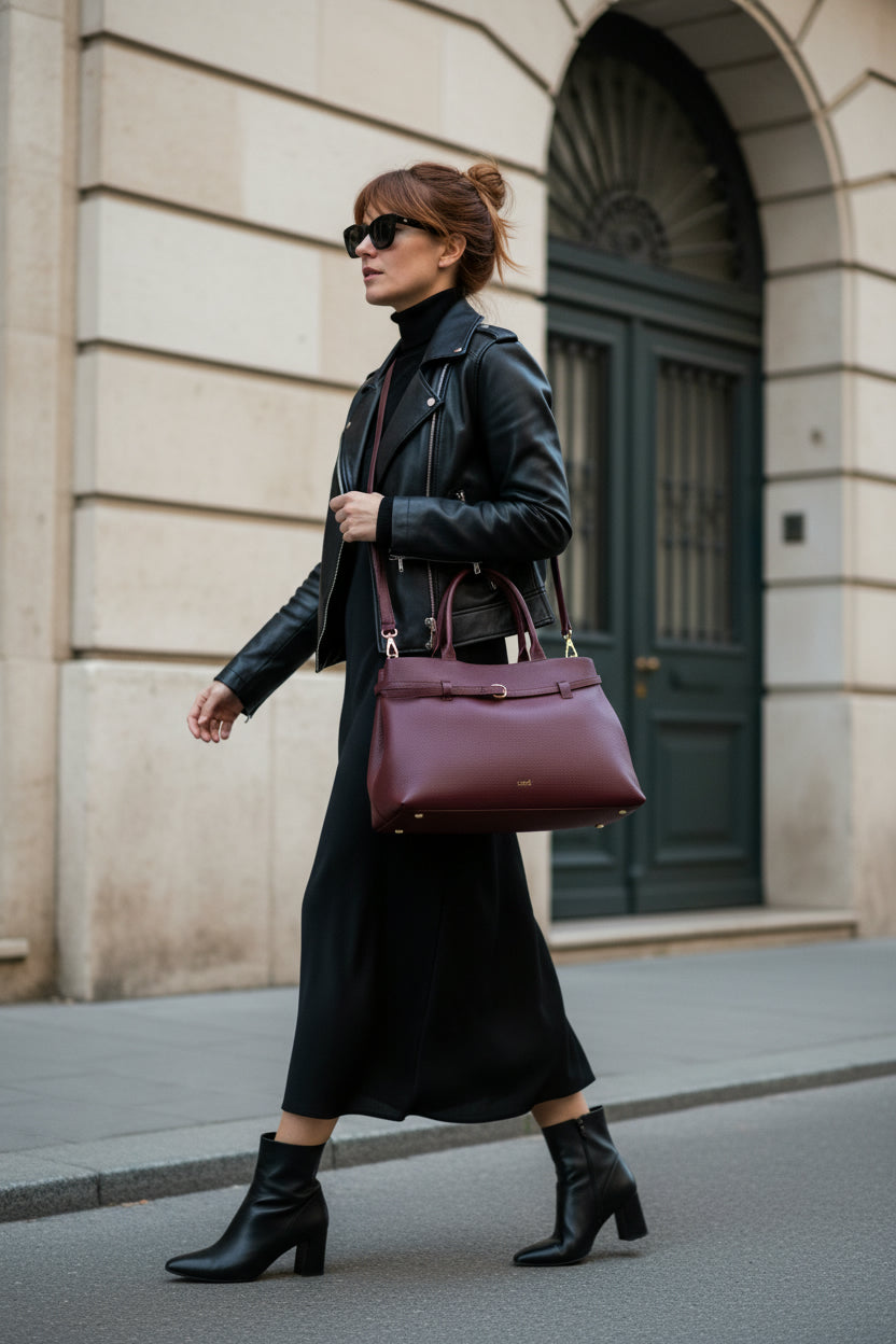 The City Walk Outfit Secret: It's Not the Coat, It's the Bag's Structure