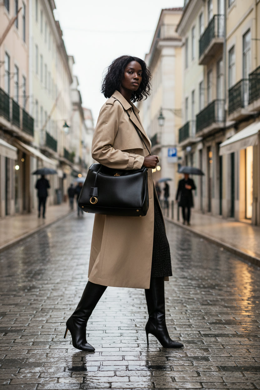 Surviving Lisbon & Porto Rain in Style: The Leather Bag Guide
