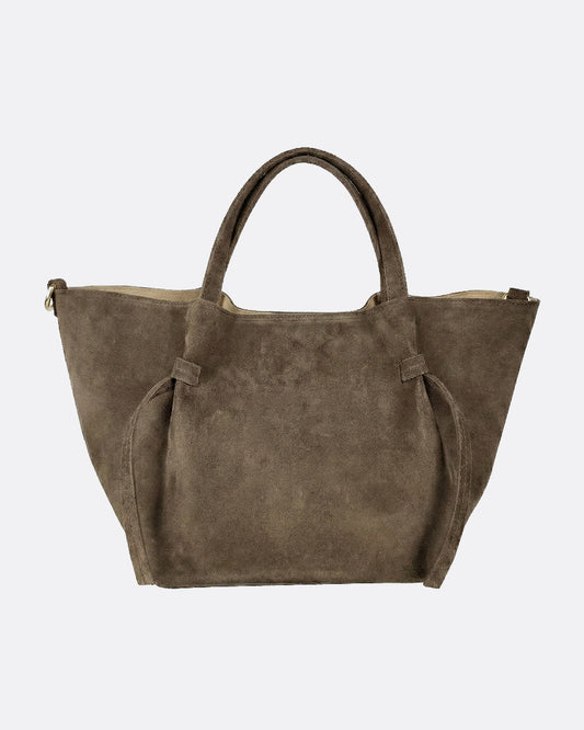 LISHÉ Isla Taupe Suede