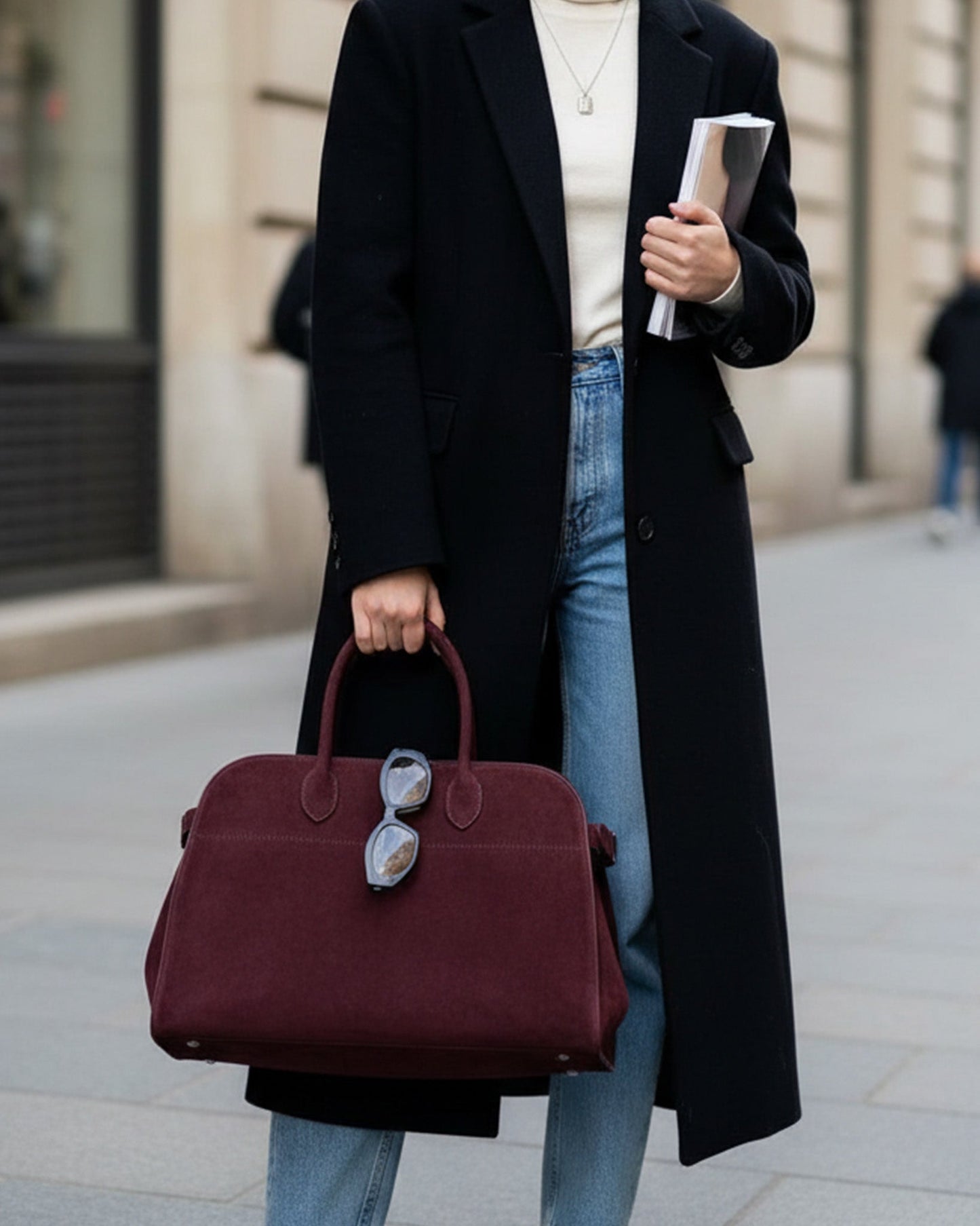 LISHÉ Vira Bordeaux Suede