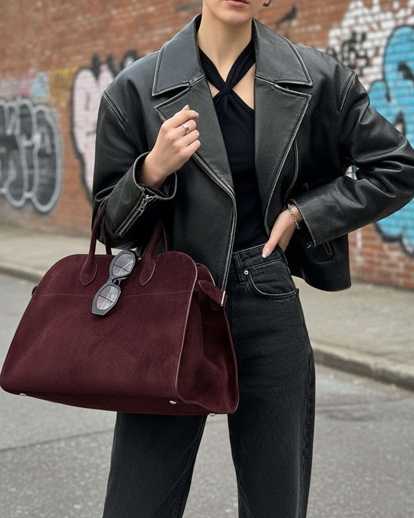 LISHÉ Vira Bordeaux Suede